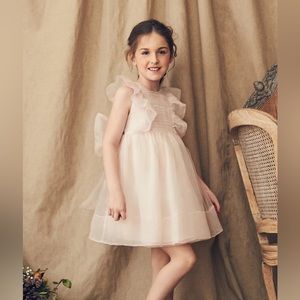 Nellystella Mae Silk Girls Dress